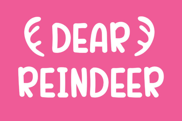 Dear Reindeer Font