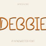 Debbie Font Poster 1