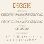 Debbie Font Poster 3