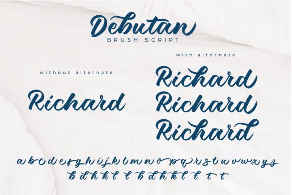 Debutan Font Poster 9
