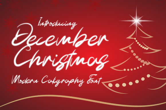 December Christmas Font