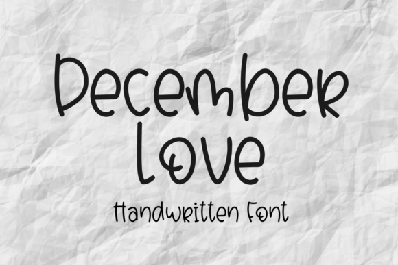 December Love Font Poster 1