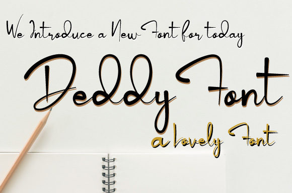 Deddy Font Poster 1