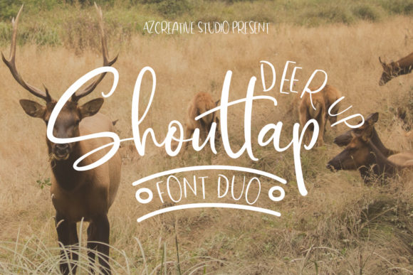 DeerUp Shouttap Duo Font Poster 1