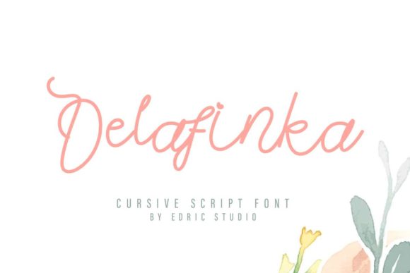 Delafinka Font Poster 1