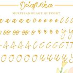 Delafinka Font Poster 7