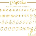 Delafinka Font Poster 7