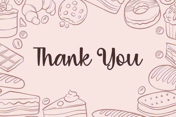 Deli Cake Font Poster 6
