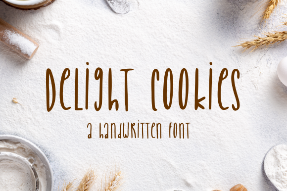 Delight Cookies Font Poster 1