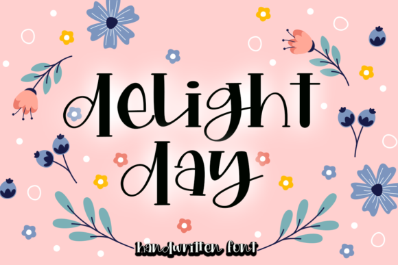 Delight Day Font Poster 1