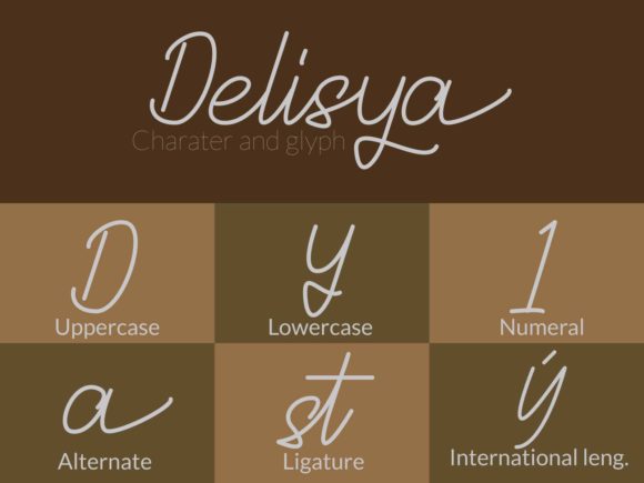 Delisya Font Poster 2