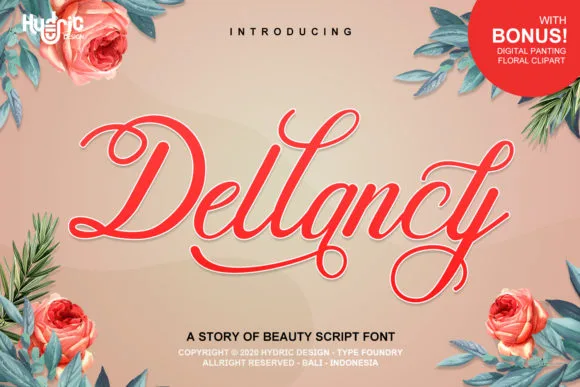 Dellancy Font Dellancy Font Poster 1