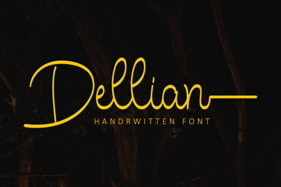 Dellian Font Poster 1