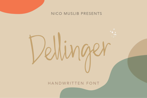 Dellinger Font Dellinger Font Poster 1