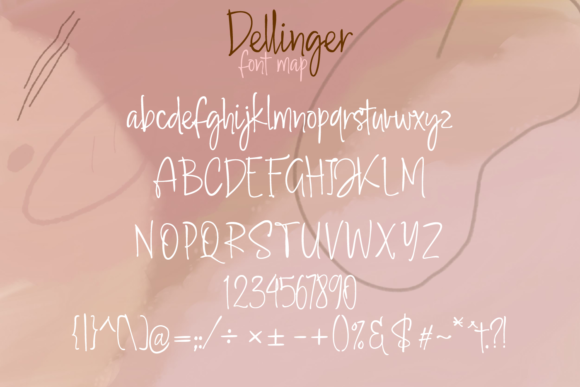 Dellinger Font Poster 9