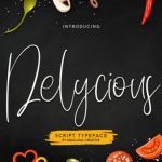 Delycious Font Poster 1