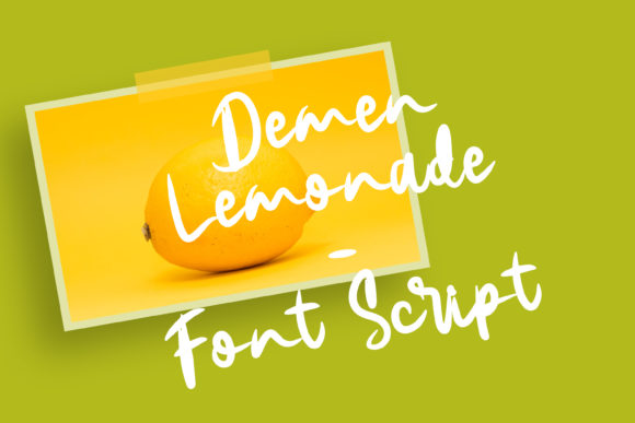 Demen Lemonade Font