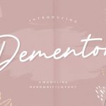Dementor Font Poster 1