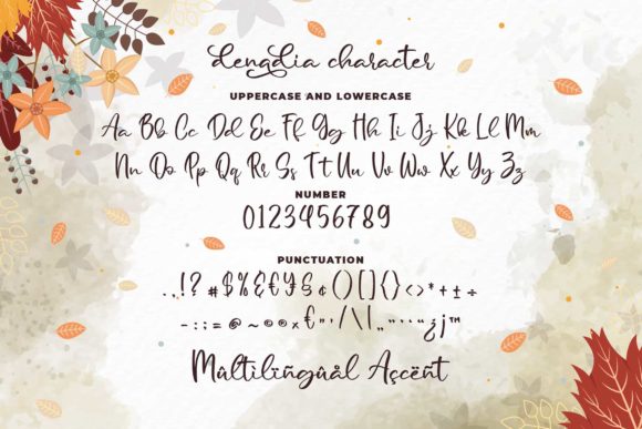 Denadia Font Poster 8