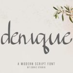 Denique Font Poster 1