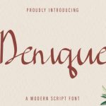 Denique Font Poster 2