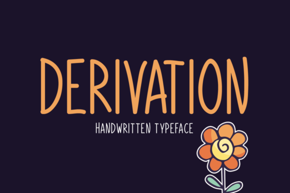 Derivation Font Poster 1