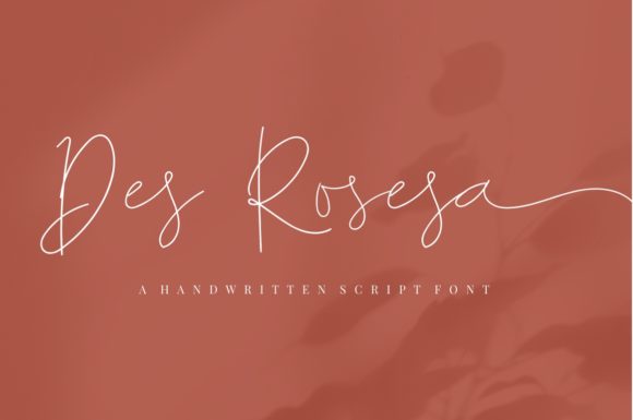 Des Rosesa Font Poster 1