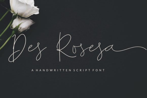 Des Rosesa Font Poster 7