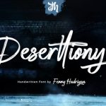 Deserttiony Font Poster 1