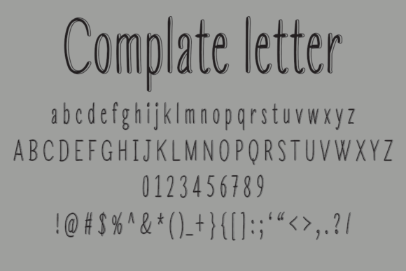 Designline Font Poster 4