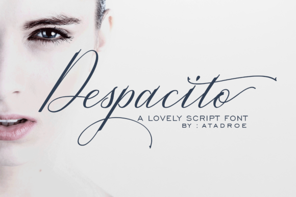 Despacito Font Poster 1