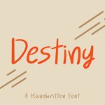 Destiny Font Poster 1