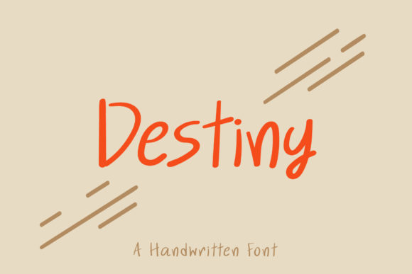 Destiny Font Poster 1