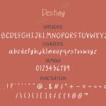 Destiny Font Poster 3