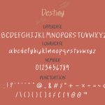 Destiny Font Poster 3