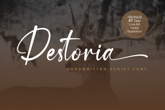 Destoria Font Poster 1