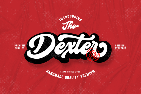 Dexter Font Dexter Font Poster 1