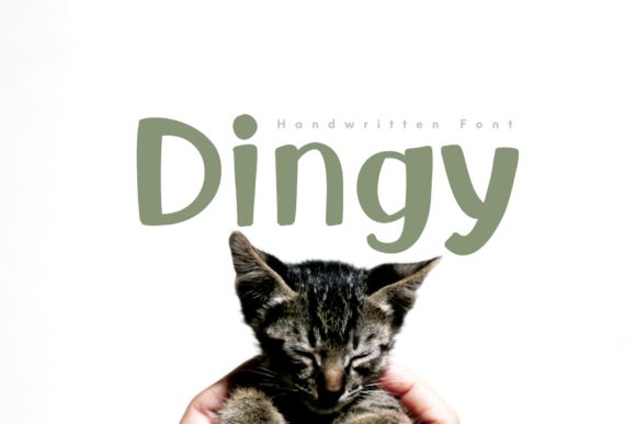 Dingy Font Poster 1