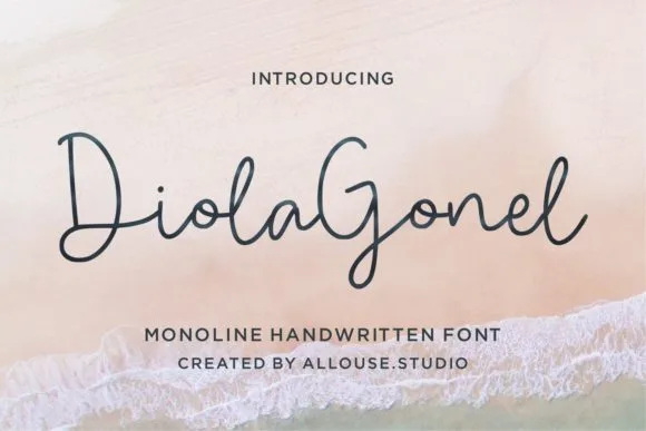 Diola Gonel Font Diola Gonel Font Poster 1