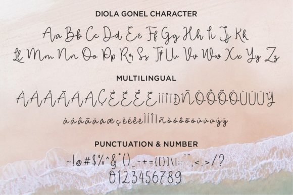 Diola Gonel Font Poster 8