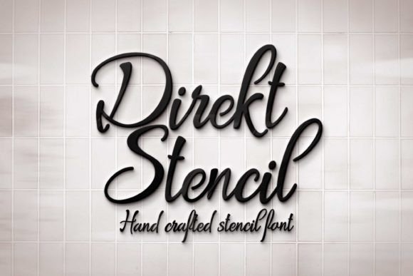 Direkt Stencil Font