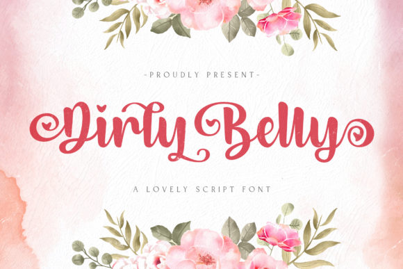 Dirly Belly Font Poster 1