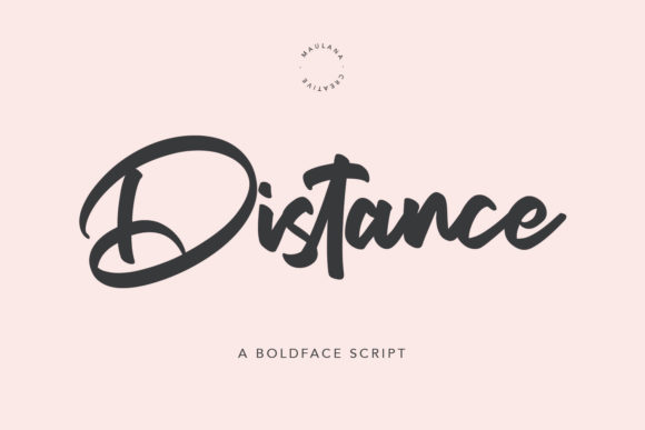 Distance Font Poster 1
