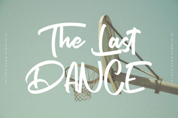 Distance Font Poster 4