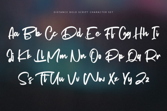 Distance Font Poster 6