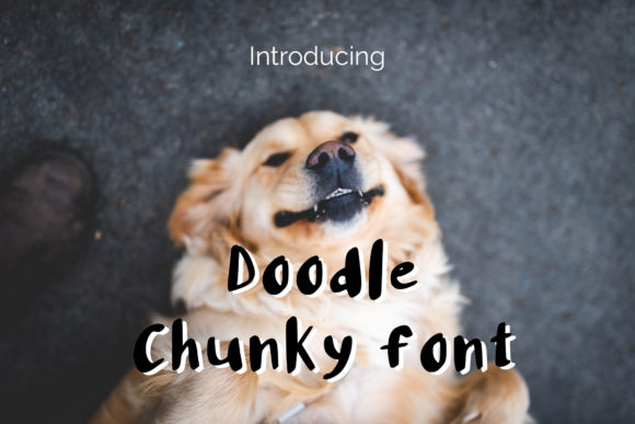 Doodle Chunky Font Poster 1
