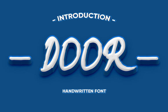 Door Font Poster 1