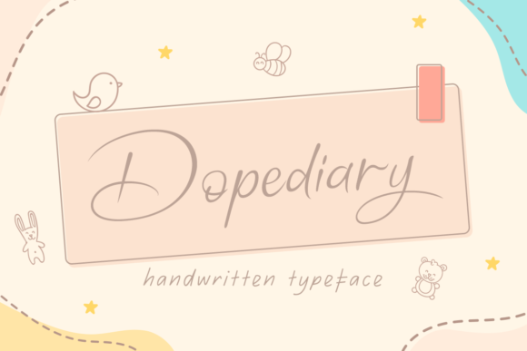 Dopediary Font Poster 1