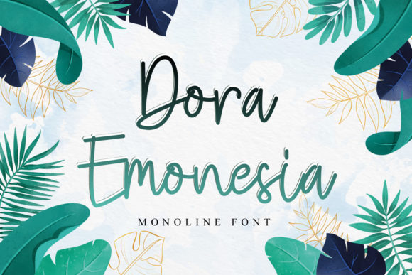Dora Emonesia Font Poster 1