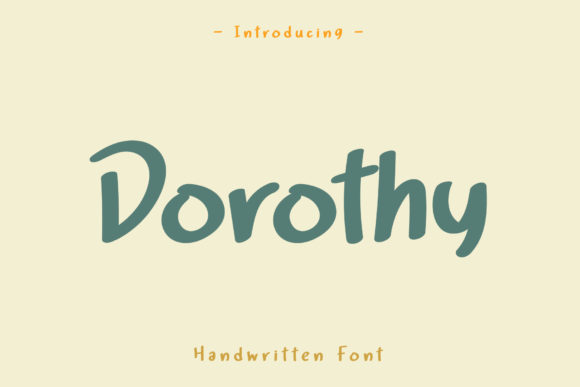 Dorothy Font Poster 1